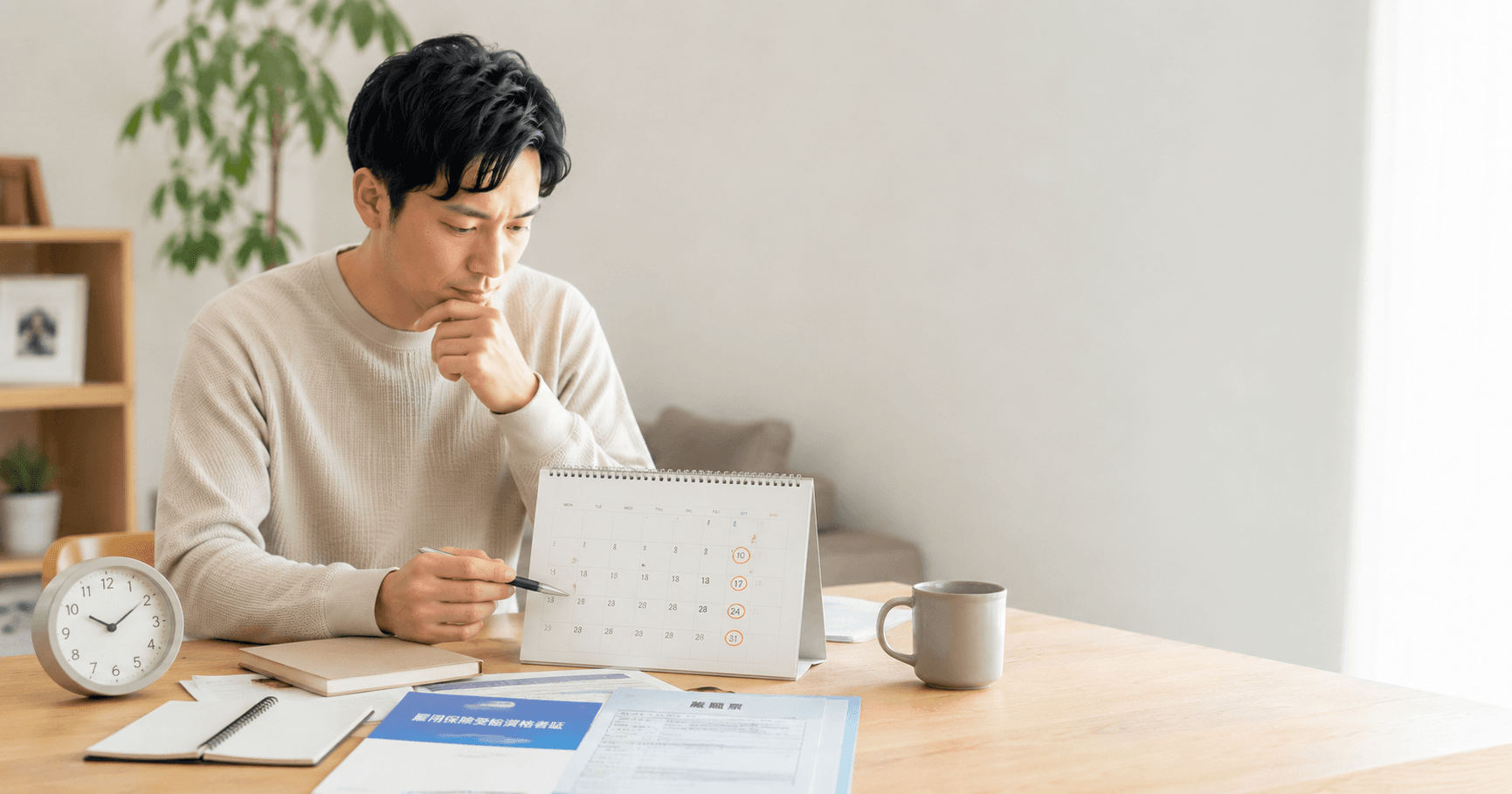 失業手当は何日もらえる?