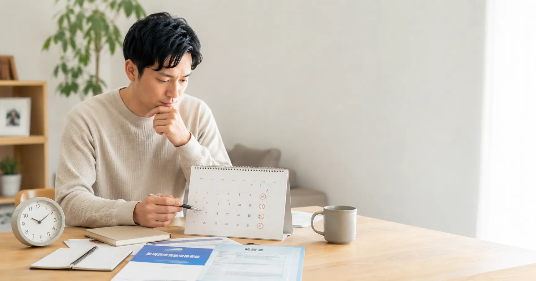 失業手当は何日もらえる?